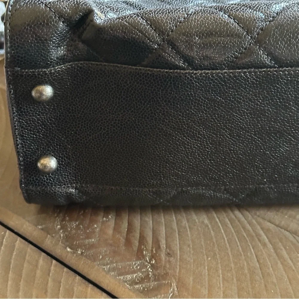 🔥VERY RARE CHANEL 31 Rue CAMBON Glazed Caviar Tote Bag/GUARANTEED AUTHENTIC 🔥 - Picture 9 of 16